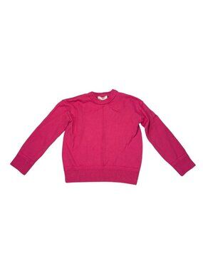 Sezane XS Merino Wool Hot Pink Sweater Thick Party Winter Cozy